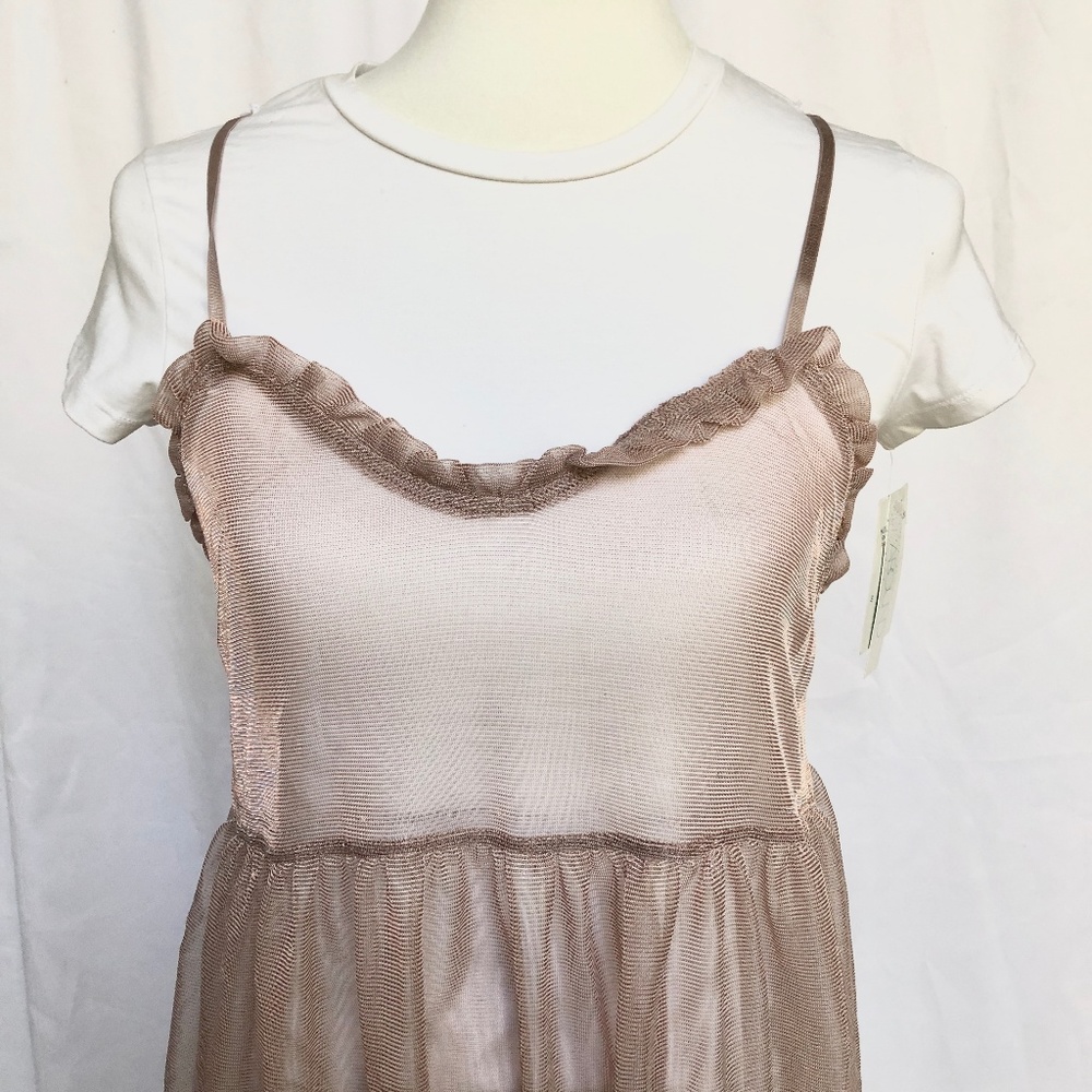Abound Mesh and Tee Tunic Dress